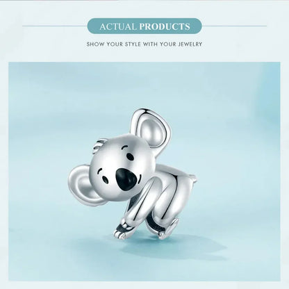 Genuine 925 Sterling Silver Pet Dog Charm For Bracelet - Poodle Dachshund Pendant