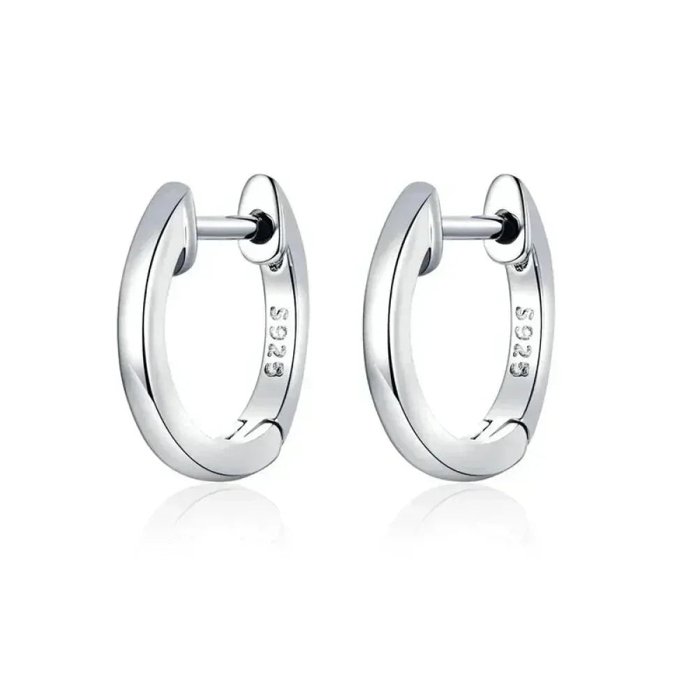 Boucles d'oreilles étoiles en argent sterling 925 - Boucles d'oreoreilles minimalistes en forme d'étoile pour femme - Bijoux de mode SCE1136
