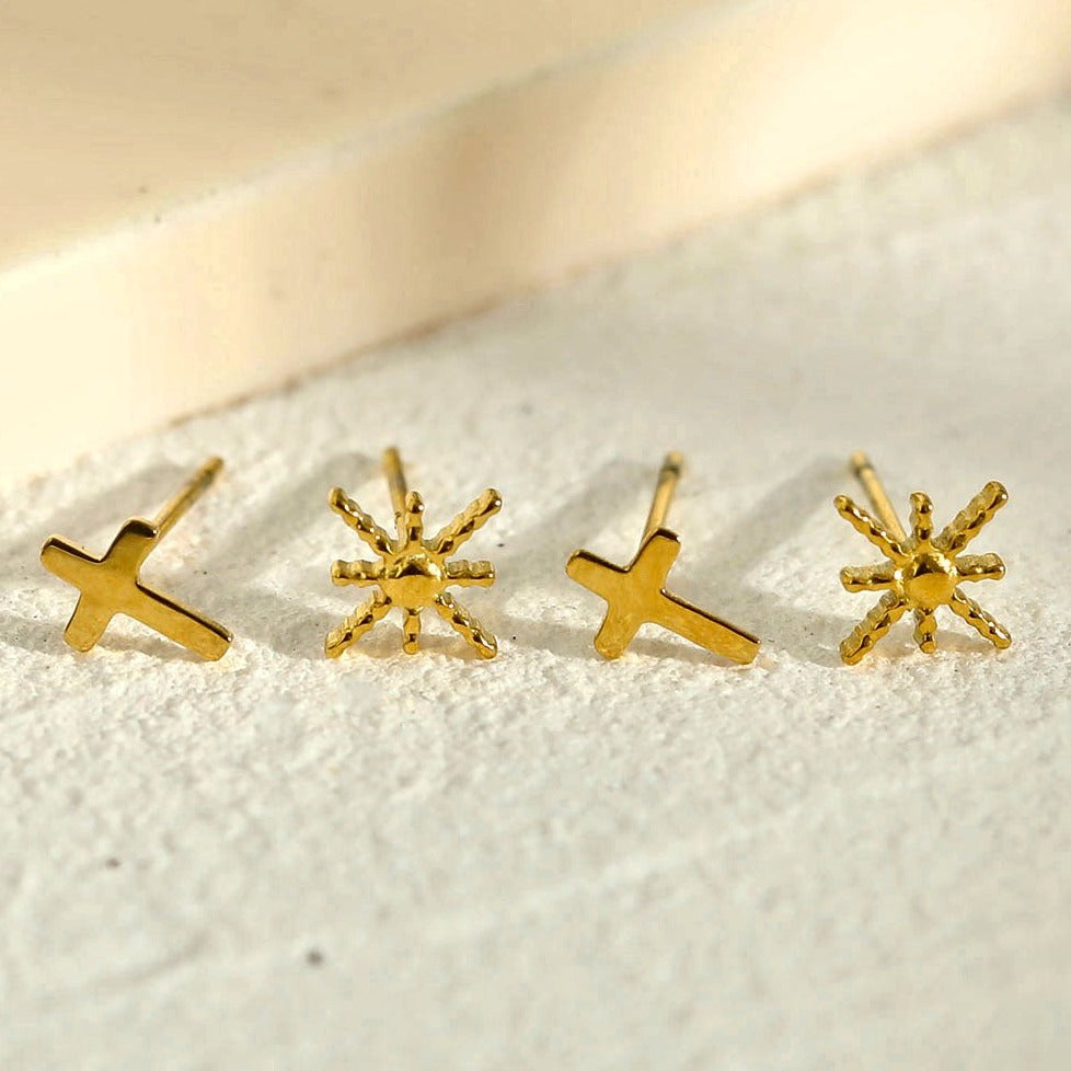 Coffret de 2 paires de boucles d'oreilles SIENNA
