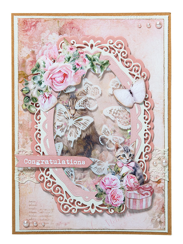 Bloc de papier design SL Papier de fond Le Secret d'un Chat 36 feuilles