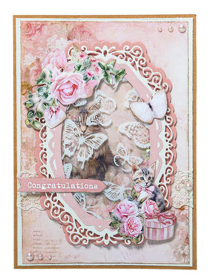 Bloc de papier design SL Papier de fond Le Secret d'un Chat 36 feuilles