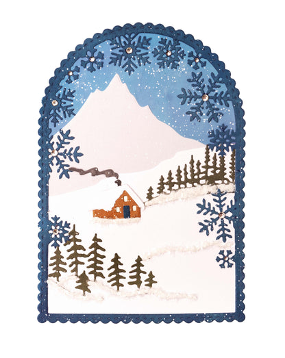 SL Matrices de découpe Paysage d'hiver Artic Hiver 100x143x1mm 14 PC nr.763
