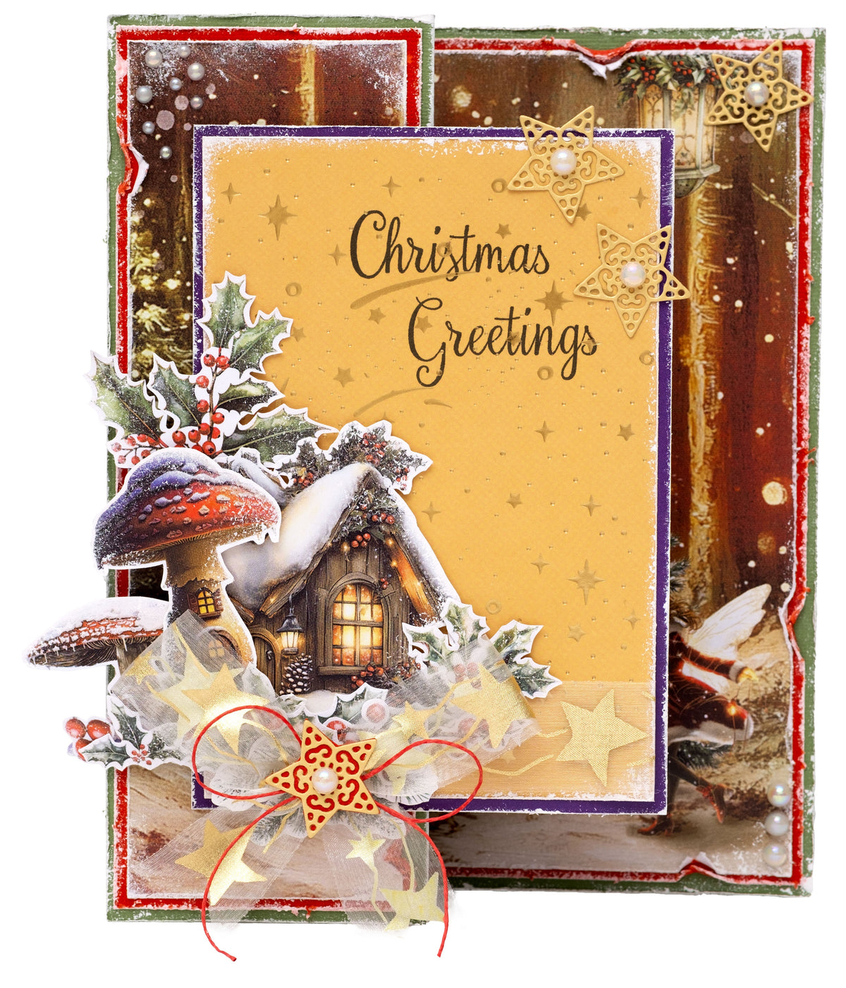Bloc de papier unicolore SL Fairy Christmas Essentials 36 feuilles