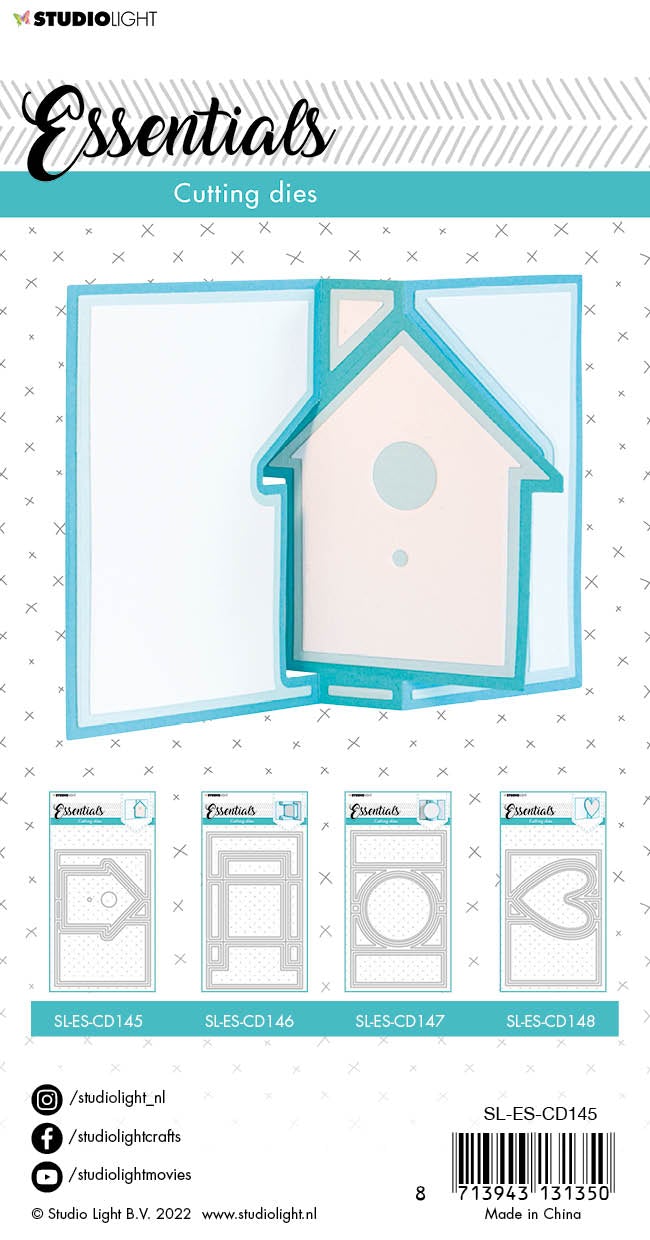 SL Matrice de découpe Maison d'oiseau Essentiels 166x102x1mm 1 PC nr.145