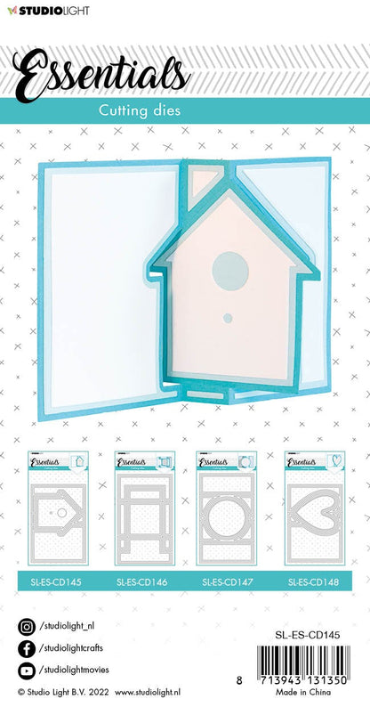 SL Matrice de découpe Maison d'oiseau Essentiels 166x102x1mm 1 PC nr.145