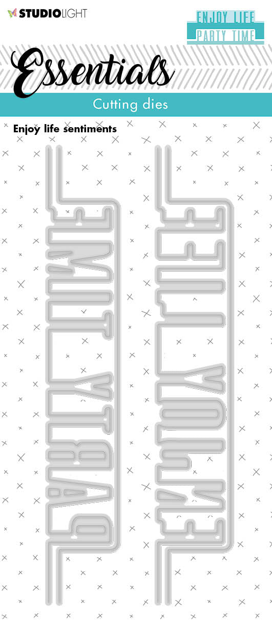 SL Matrice de découpe Enjoy Life Sentiments Essentials 62x152x1mm 4 pièces nr.217