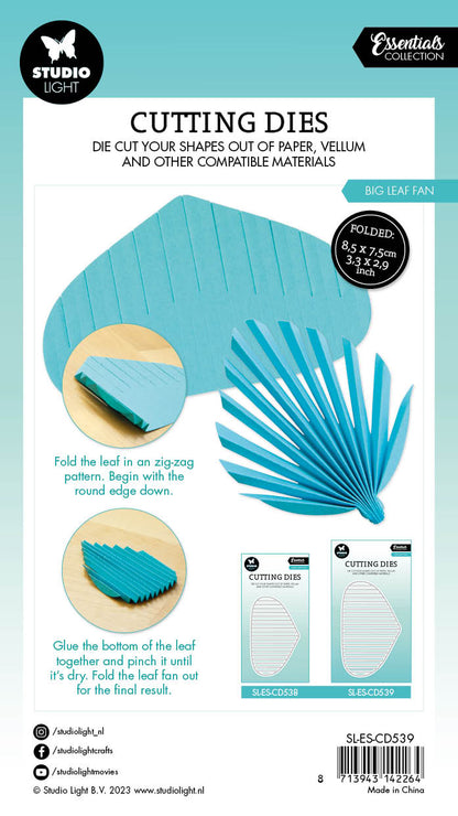 Matrices de découpe SL Feuille de Grande Taille Éléments Essentiels 85x140x1mm 1 PC nr.539