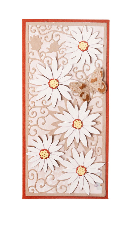 SL Matrices de découpe Cadre marguerite Essentials 106x142x1mm 8 PC n°736