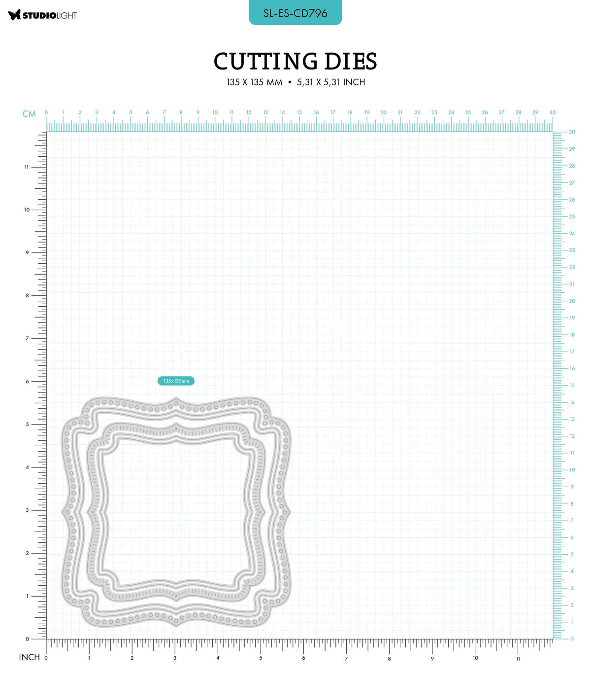 Matrices de découpe Sizzix Classics, collection Accolade Essentials, 6 pièces