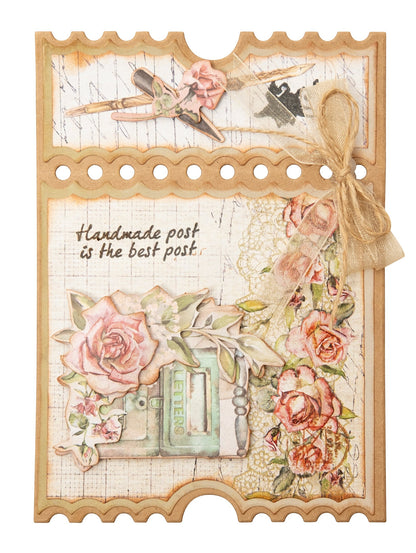 SL Design Bloc de papier fond papier vintage journaux 36 feuilles