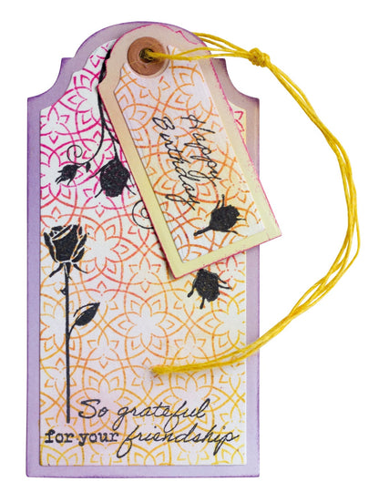 SL Clear Stamp Rose Swirl Essentials 4 PC