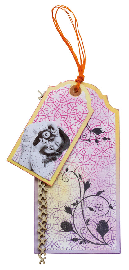 SL Tampon transparent Motifs floraux essentiels 1 pièce