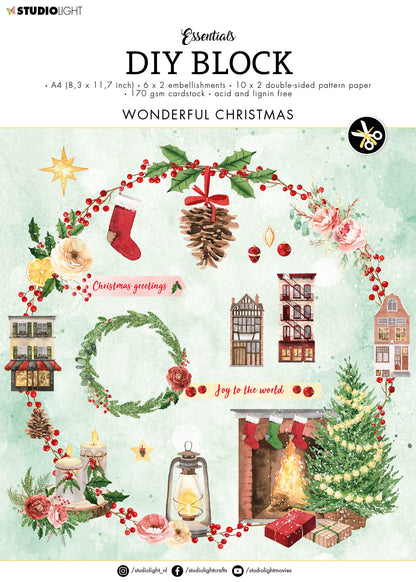 SL DIY Bloc Essentiels de Noël 294x210x9mm 32 FEUILLE n°51