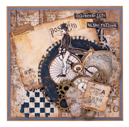 SL Masques Horloges & Grille Grunge Collection 1 PC