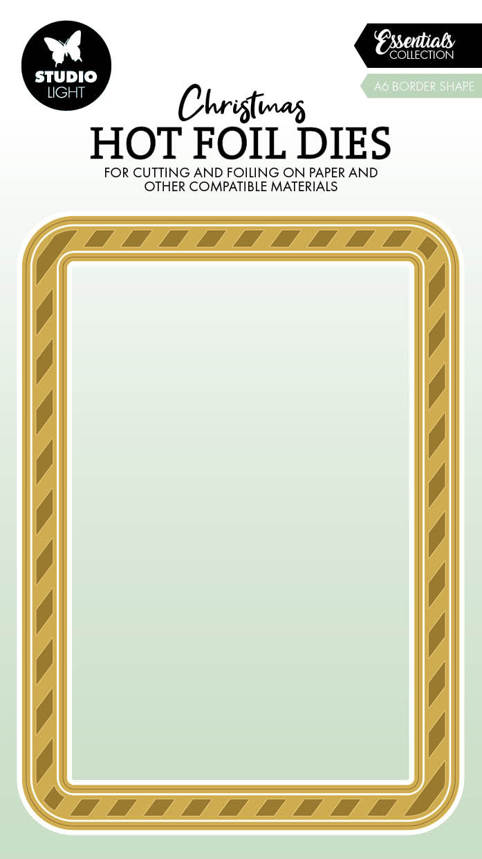 Matrices de découpe à chaud SL Motif A6 Bordure Essentiels 3 pièces
