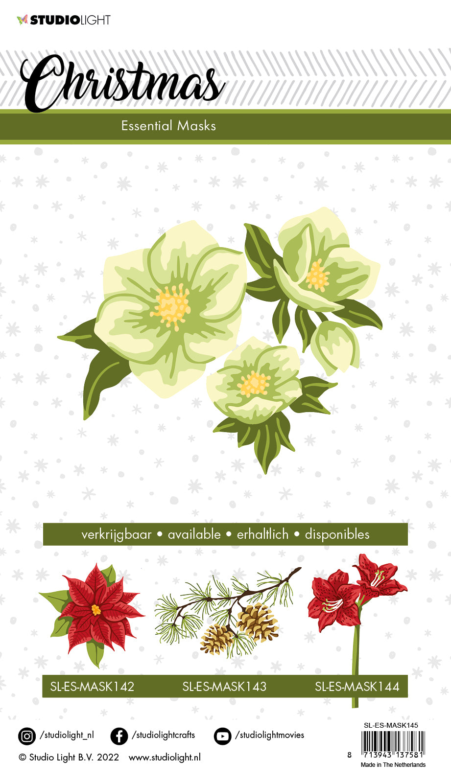 Masque SL Helleborus Essentials 150x210x1mm 1 PC n°145