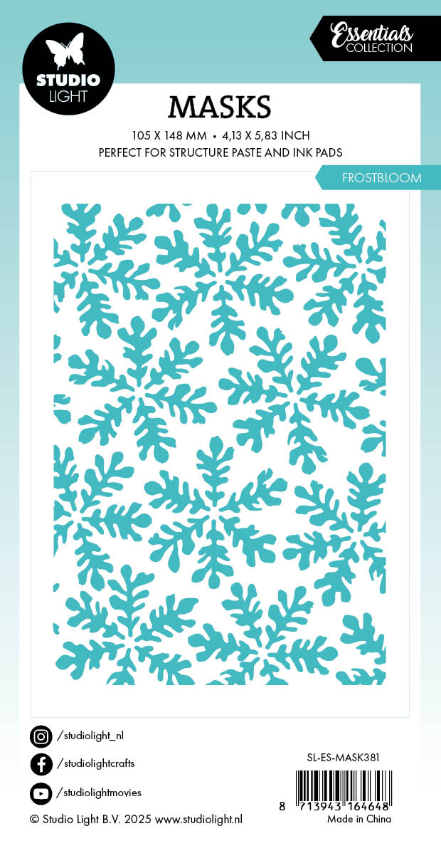 Masque SL Frostbloom Essentials 105x148x1mm 1 Pièce