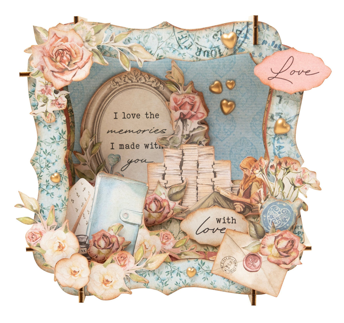 SL Design Bloc de papier fond papier vintage journaux 36 feuilles