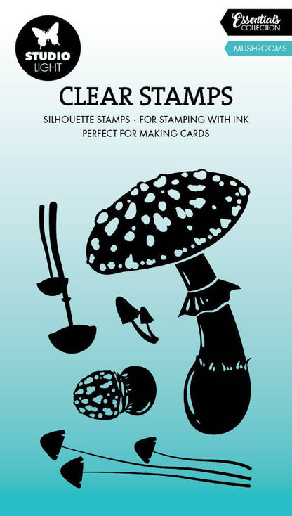 SL Tampon transparent Champignons Essentiels 5 pièces