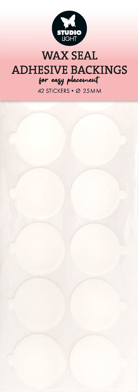 Autocollants de cire, Outils essentiels de supports double-face, 42 pièces