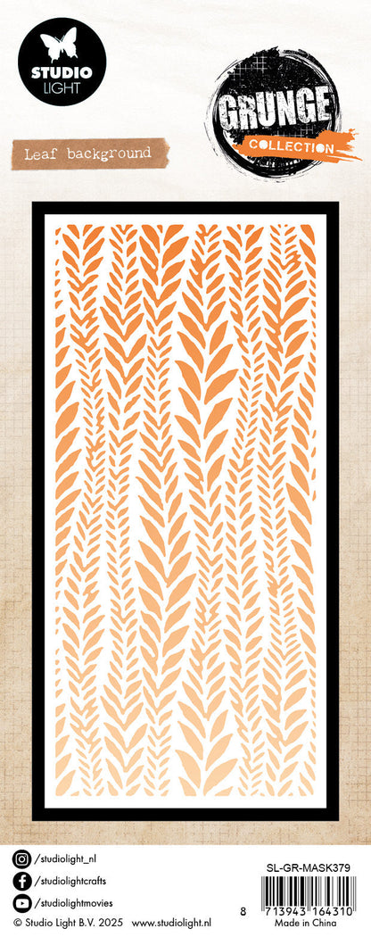 SL Masque Feuille Fond Grunge Collection 100x150x1mm 1 Pièce
