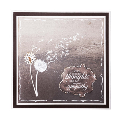 SL Blocs d'éléments en papier découpés In Loving Memory 148x210x5mm 20 FH n°67