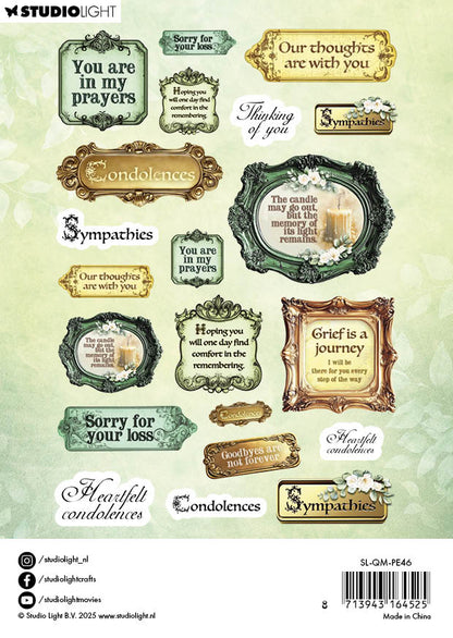 SL Paper Elements Sentiments - EN Quiet Morning 105x148x5mm 21 Pieces