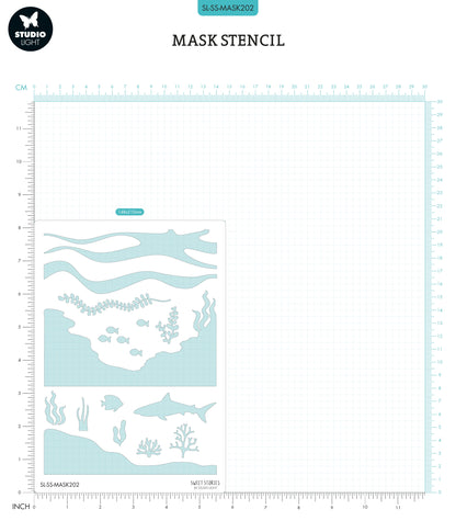 Masque SL Paysage Marin Douces Histoires 150x210x1mm 1 pc n°202