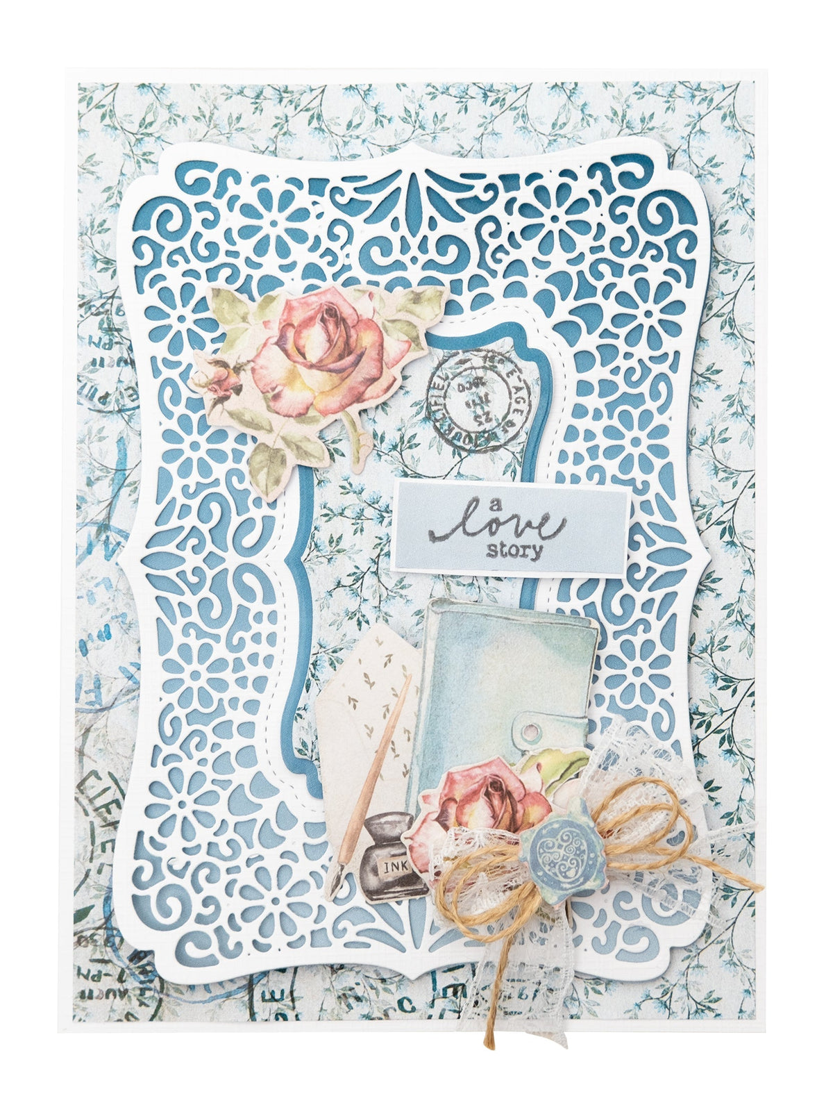 SL Design Bloc de papier fond papier vintage journaux 36 feuilles