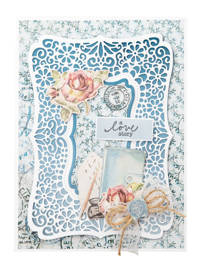 SL Design Bloc de papier fond papier vintage journaux 36 feuilles