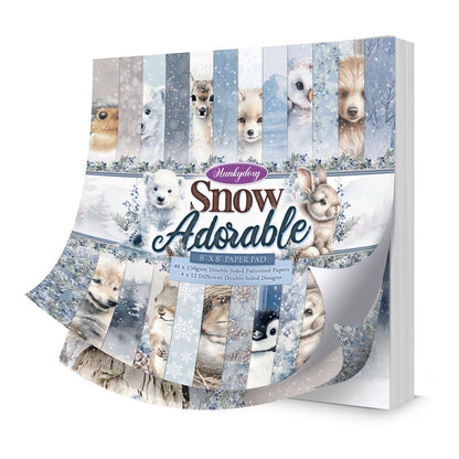 Bloc de papier « Snow Adorable » 8" x 8"