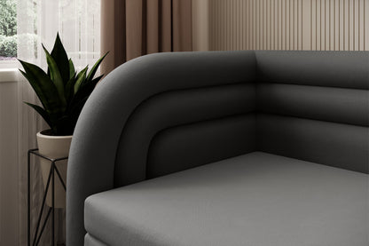 Fabillo Storage Sleeper Sofa - Dark Grey