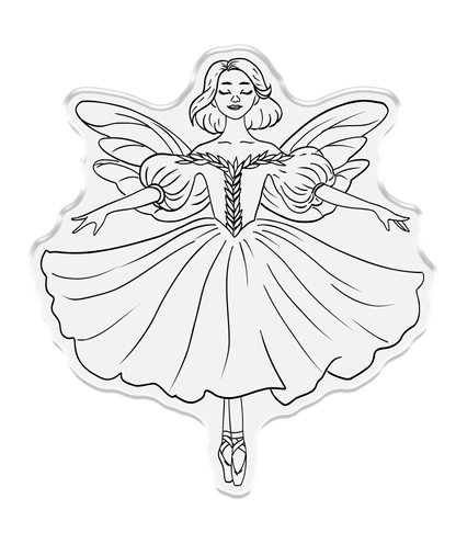 Sara Signature A Christmas Dream Stamp and Die - Sugar Plum Fairy