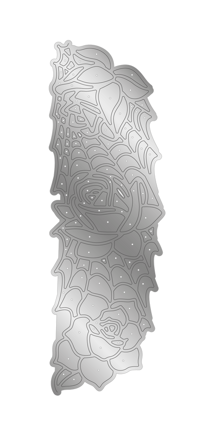 Sara Signature Thorn & Bloom Metal Die Edge'able - Midnight Rose Filigree