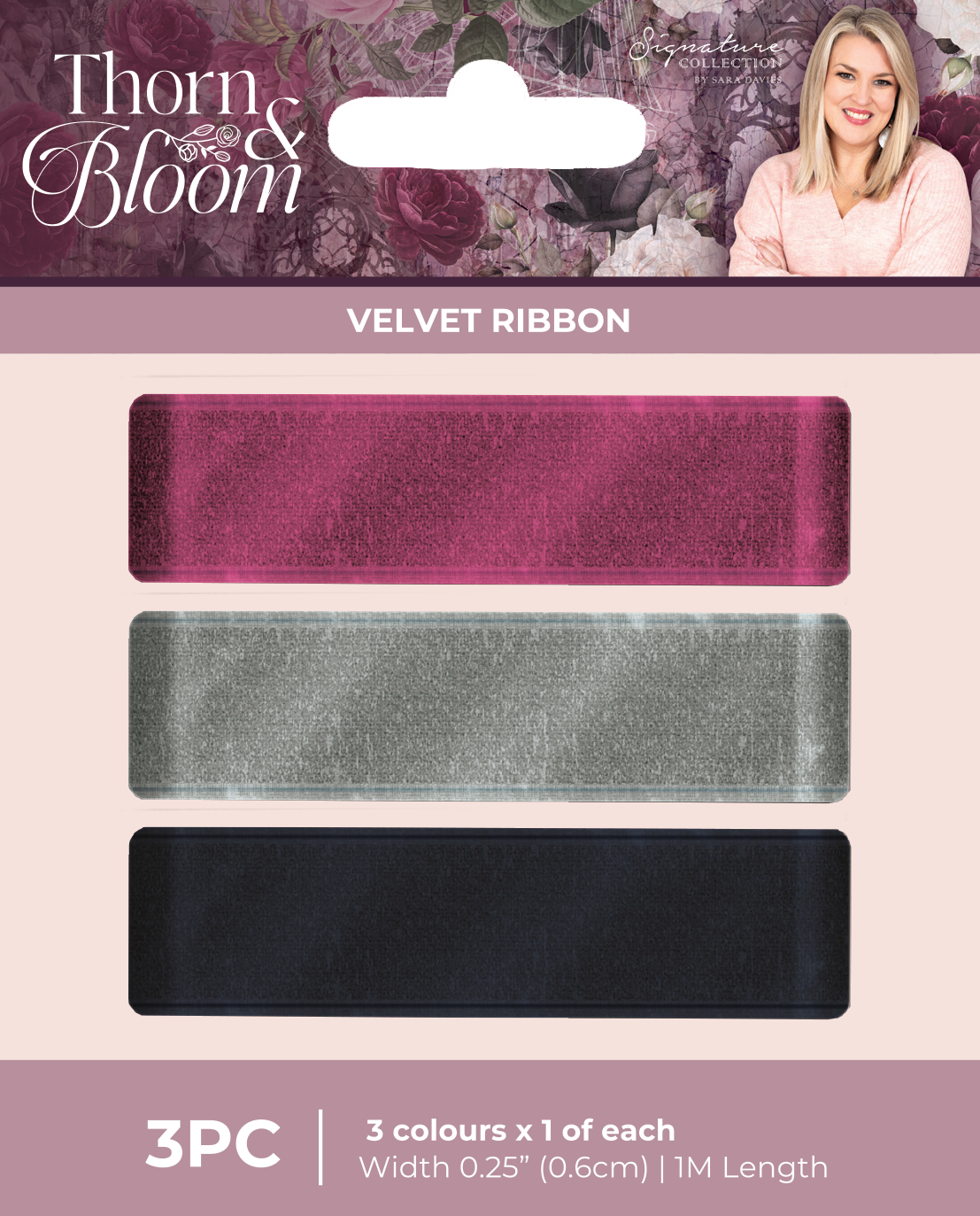 Sara Signature Thorn & Bloom - Ruban de velours