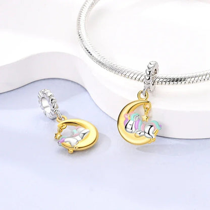 Breloque Licorne Onirique en Argent Sterling