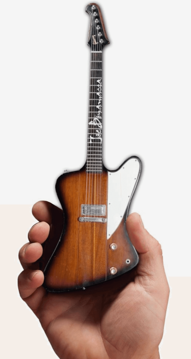 Joe Bonamassa Signature “1963 Firebird” Mini Guitar Replica Collectible