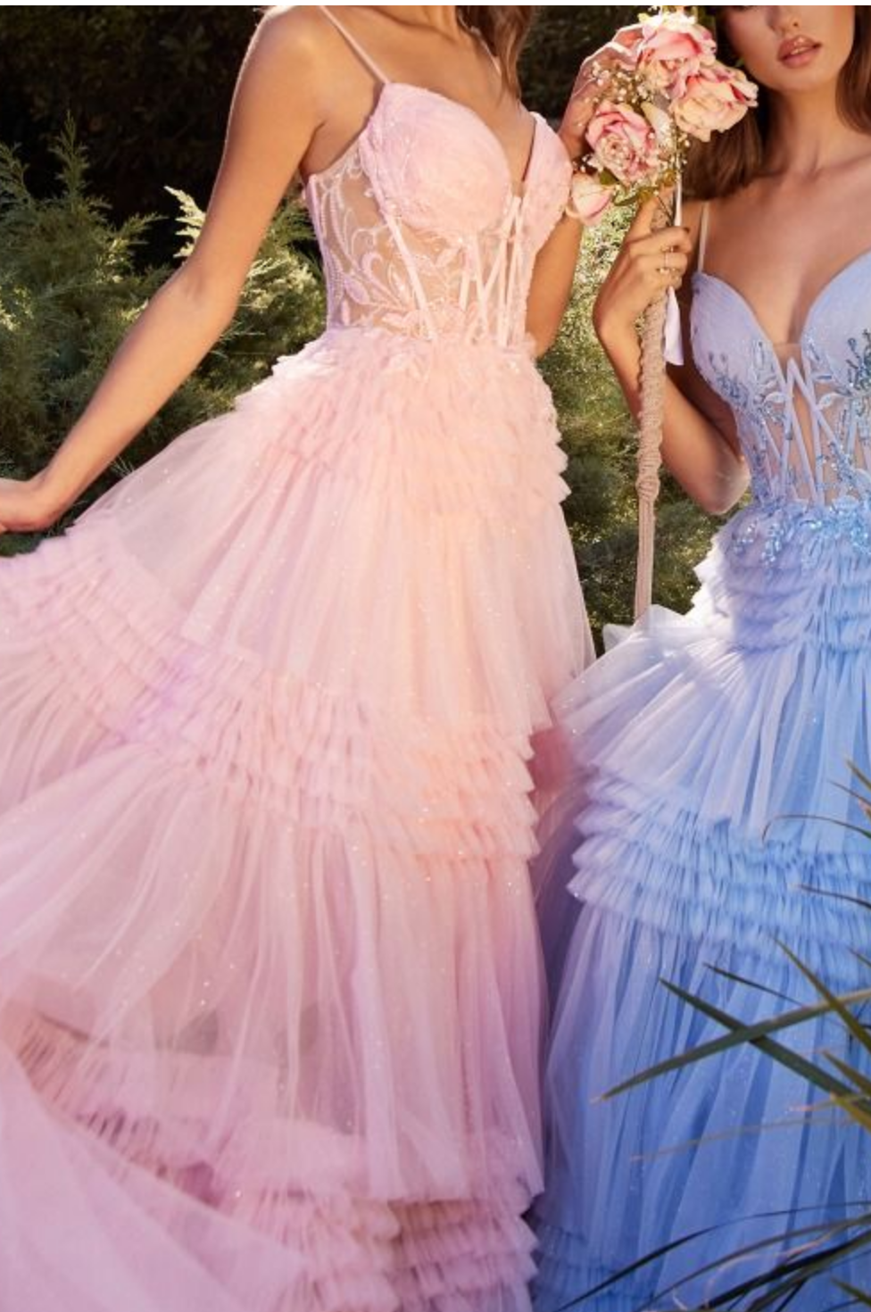 3 COULEURS DISPONIBLES - ROBE DE BAL EN TULLE SUPERPOSÉ