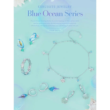 The Tropical Opal Sea Star & Shell Anklet
