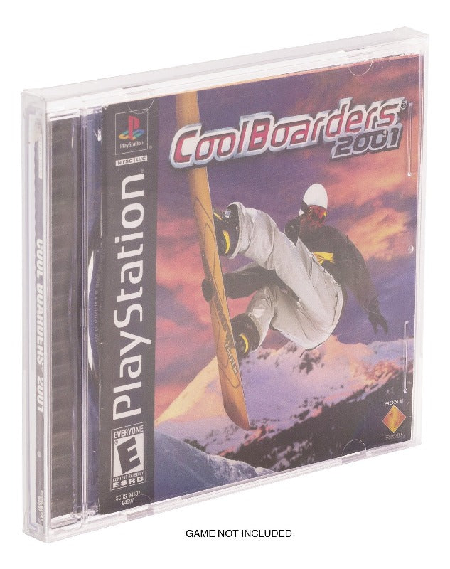Playstation PS1 Single CD Dreamcast (Jewel Case) - EVORETRO PET Protectors - Pack of 25