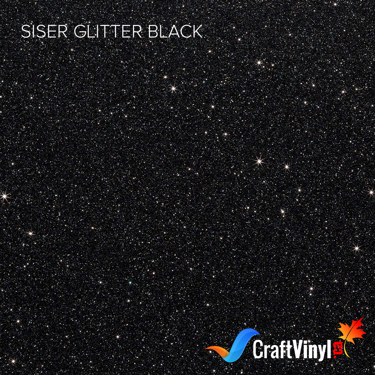Siser Paillettes Noir Transfert Thermique