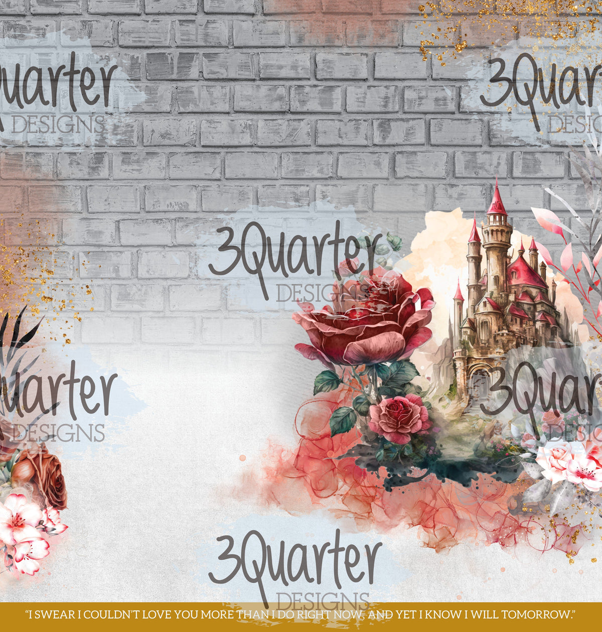 Pack Collection Rose enchantée 30x30