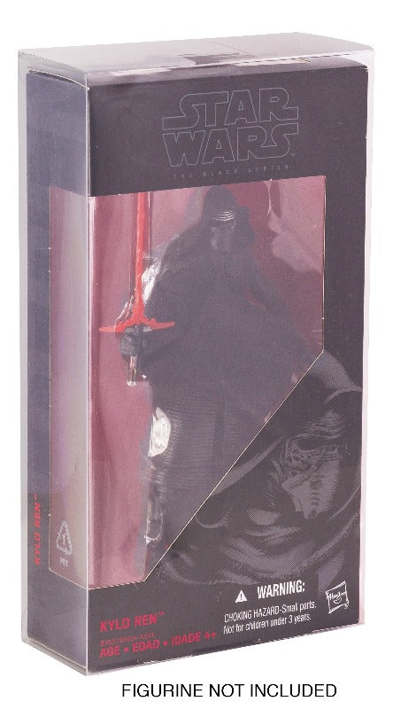 Star Wars Black Series 6’’ RED The Force Awakens (Black Box) - EVORETRO PET Protectors - Pack of 10