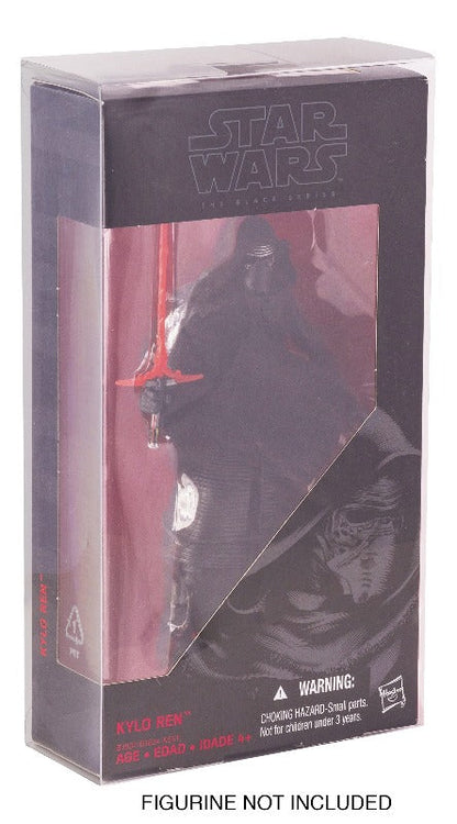 Star Wars Black Series 6’’ RED The Force Awakens (Black Box) - EVORETRO PET Protectors - Pack of 10