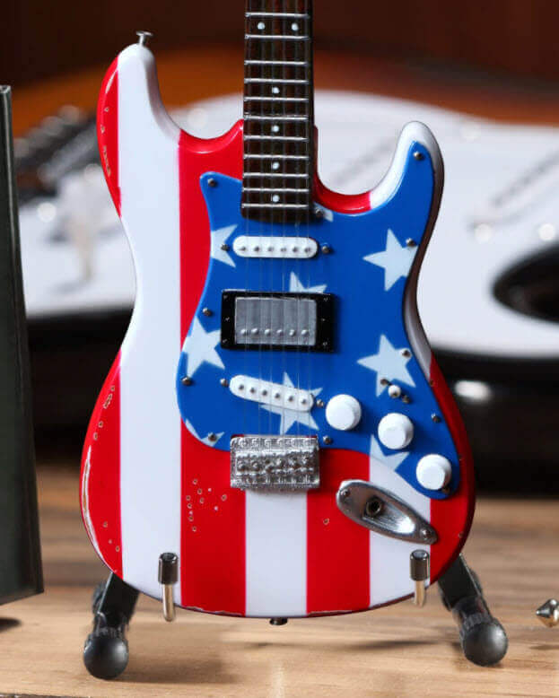 Fender™ Stars N' Stripes Flag  Strat™ Guitar Replica - Wayne Kramer