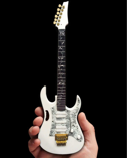 Steve Vai Signature White JEM Miniature Guitar Replica Collectible