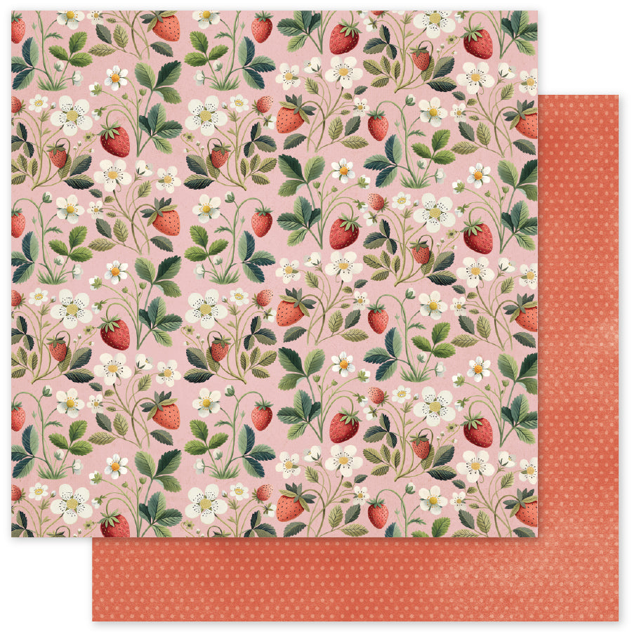 Collection de papiers "Amis Fraises" 6x6 34857