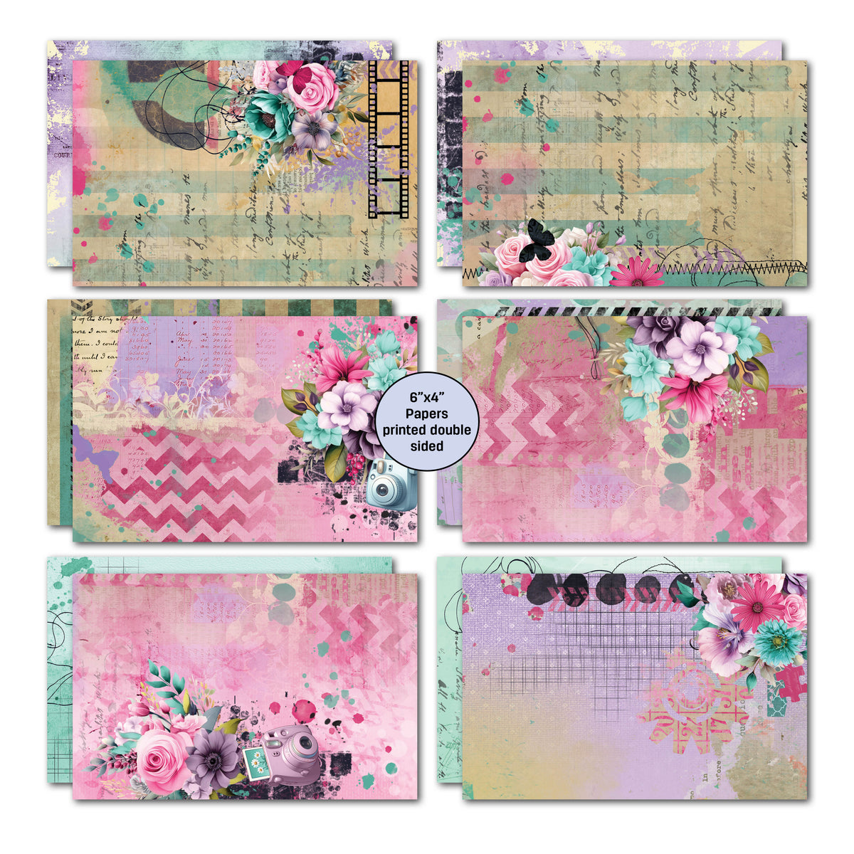 Pack de 6 cartes 10x15 cm Teenage Dream 3Quarter Designs