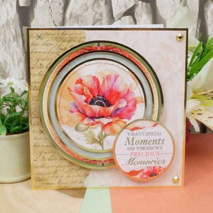 Precious Poppies Card Topper Sheet