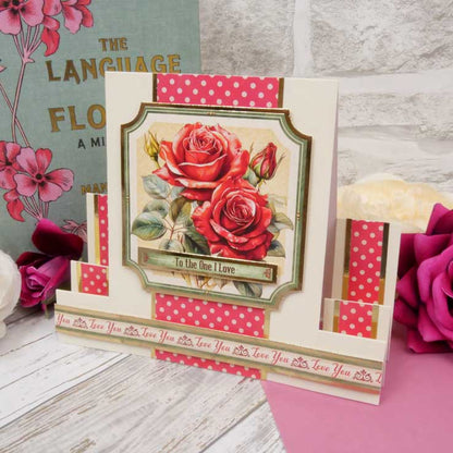 Feuille de dessus de carte Roses Rouges, Rouges